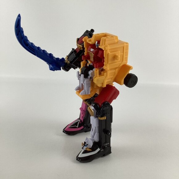 Power Rangers Ninja Steel DX Megazord 9" Action Figure Bandai 2015 INCOMPLETE - Picture 8 of 8